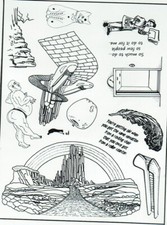 Unmounted Rubber Stamp Plate, Unmounted/Uncut Pink Rubber Stamps