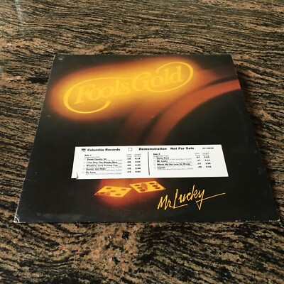 Fools Gold - Mr. Lucky - 1977 - Columbia PC 34828 - Vinyl