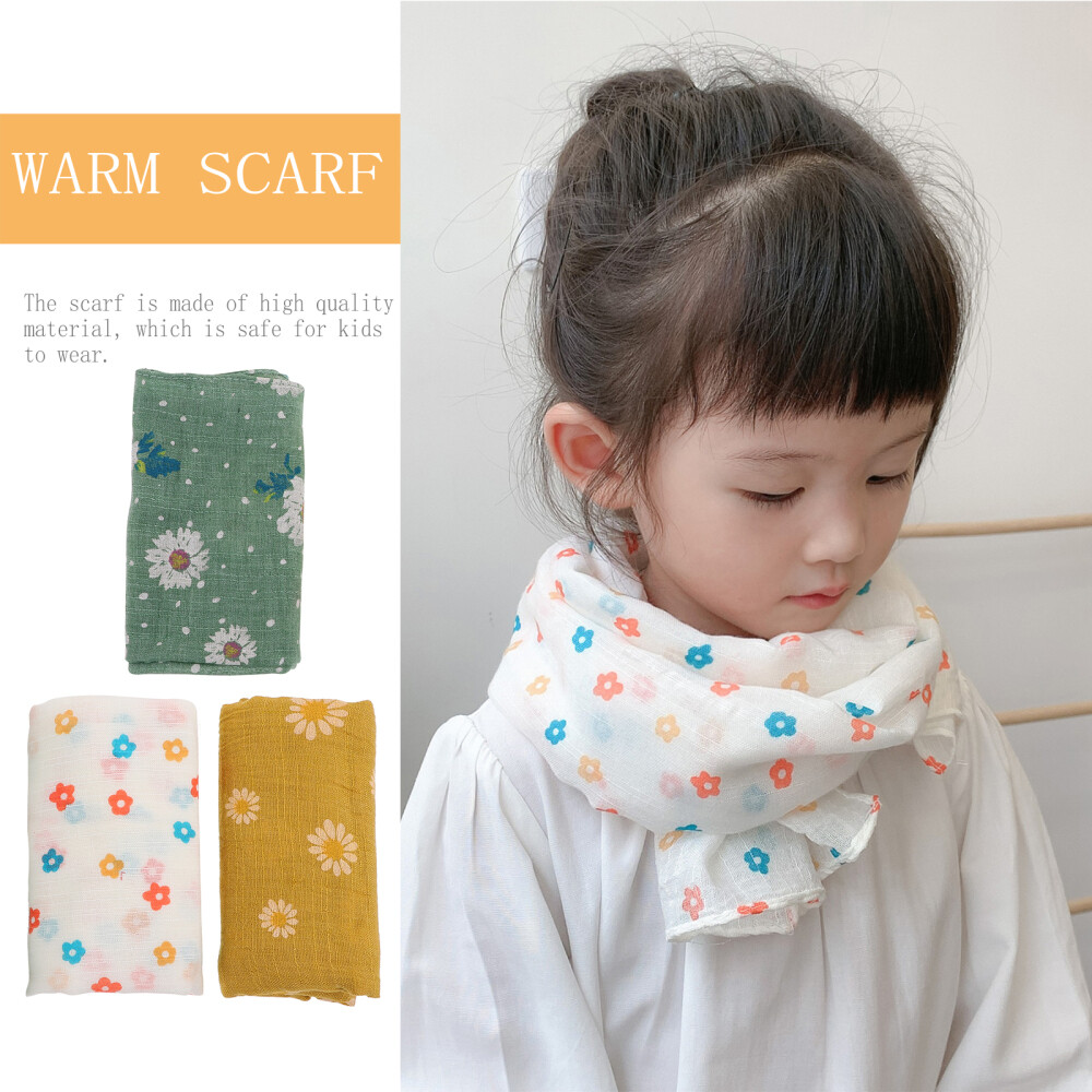 9 Pcs Baby Scarf Kids Warm Neckerchief Girl Birthday Gift Korean