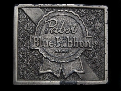Pabst Blue Ribbon Belt buckle with 