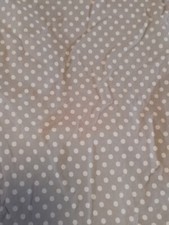 Pottery Barn Kids Mini Dot Fitted Crib/Toddler Sheet Crib Gray White Polka Dot
