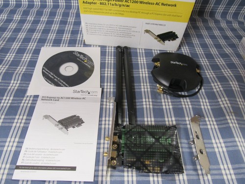 StarTech PCI Express AC1200 Dual Band Wireless AC Network Adapter #PEX867WAC22 - Picture 2 of 6