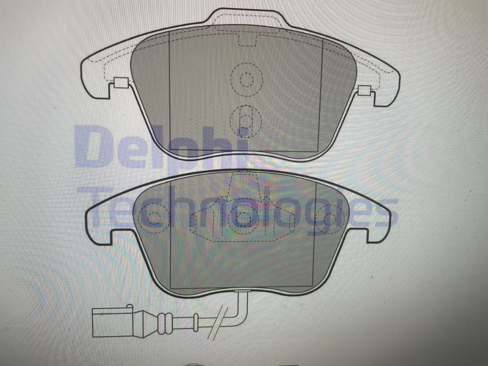 Delphi OEM Front Brake Pads For Audi Q3 Quattro VW Passat Tiguan