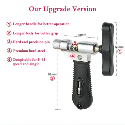 Bike Chain Breaker, Bicycle Chain Breaker Tool for Bike Chain Link Removal - Picture 6 of 7