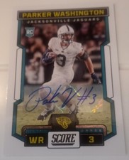 Parker Washington RC 2023 Score - Rookie Signature #361 Washington (AU, RC)