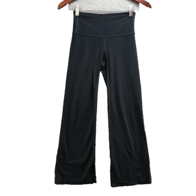 Athleta Barre Kickflare Powervita Leggings Womens XXS Black