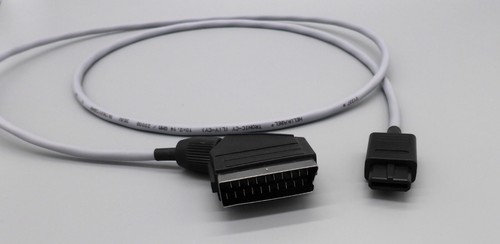 CÂBLE SCART SNES RGB SYNC ON LUMA 1,5 M. Fait main. CÂBLE SNES haute qualité - Photo 3/6