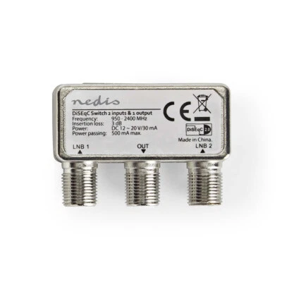 Switch Diseqc HQ 2/1 Pour Recevoir 2 Satellites Avec 1 Câble - Photo 1/3