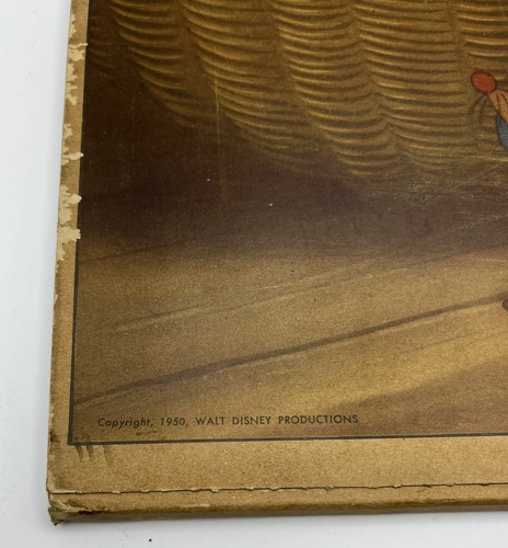 Cinderella 1950 Whitman Walt Disney Frame Tray Puzzle No.2975 Sleeve Birds Mice - Picture 2 of 13