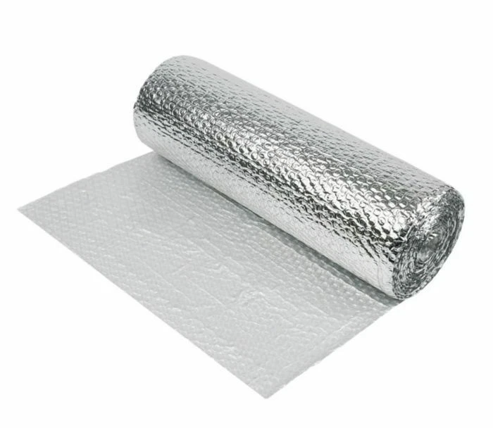 1.2m x 50m Yuzet Double Aluminium Bubble Foil Insulation Loft Wall Home Caravan