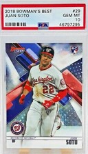 JUAN SOTO ROOKIE 2018 BOWMANS BEST *PSA 10 GEM MINT* #29 FLAWLESS CARD!!