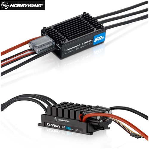 Hobbywing FlyFun V5 80A 60A 120A 130A 160A Speed Controller Brushless ESC 3-6S