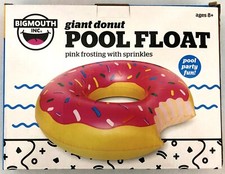 New BigMouth Inc Pool Floats Giant Rubber Duckie Pineapple Donut Pizza Etc