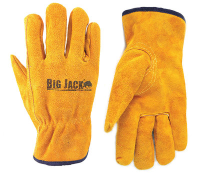 Better Grip Premium Grade Insulated Cowhide Leather Driver Gloves, BGBY6GD