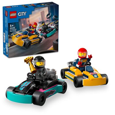 LEGO City Go-Karts und Rennfahrer Set 60400 Neu & Versiegelt KOSTENLOSER VERSAND