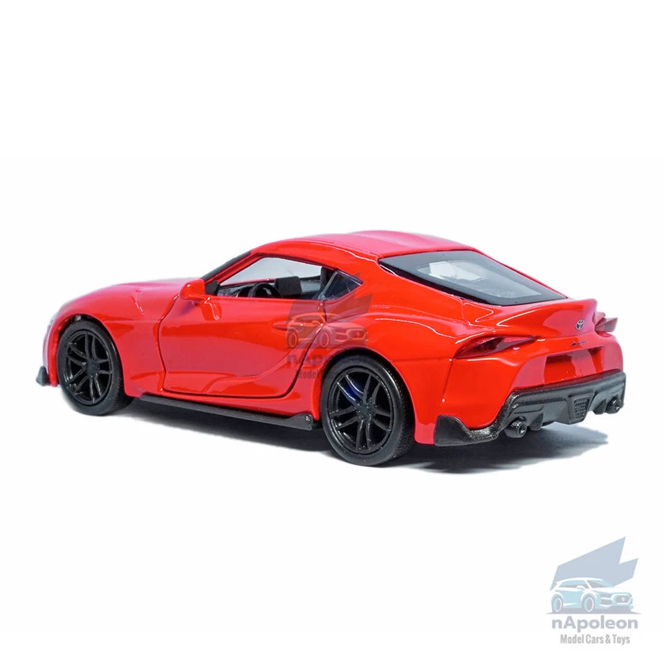 1/36 Scale Toyota Supra Model Car Alloy Diecast Toy Vehicle Collection Gift Red - Image 4 of 4