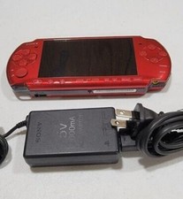 Official Sony Red PSP 3000 with upgraded batt...