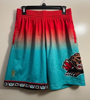 MITCHELL & NESS NBA SWINGMAN FADEAWAY SHORTS VANCOUVER GRIZZLIES 1996 BIBBY
