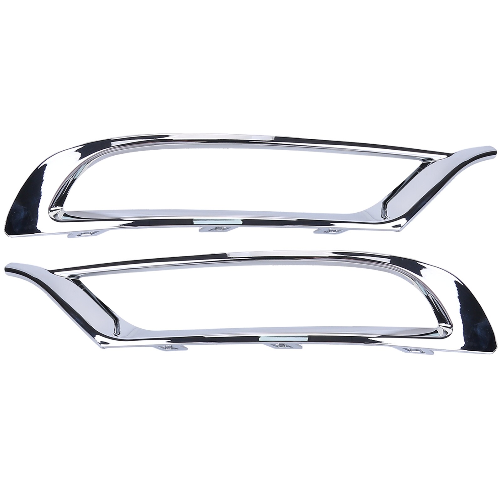 Bumper Trim Set For 2015-2022 Chrysler 300 Front Outer Center Applique Chrome
