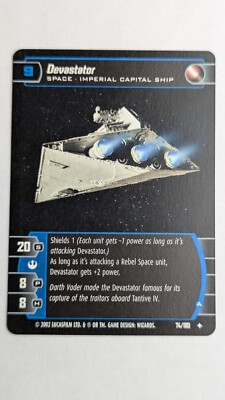 STAR WARS TCG WOTC A NEW HOPE DEVASTATOR (A) 74/180 M/GEM MINT