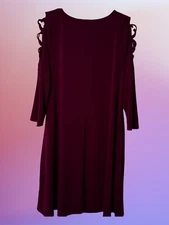 Nina Leonard Long Sleeve Strappy Sleeve see Pictures Size Large Dress