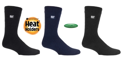 Heat Holders ULTRA Lite Winter Warm Thermal Casual Socks 2 sizes  CARDINAL Plain