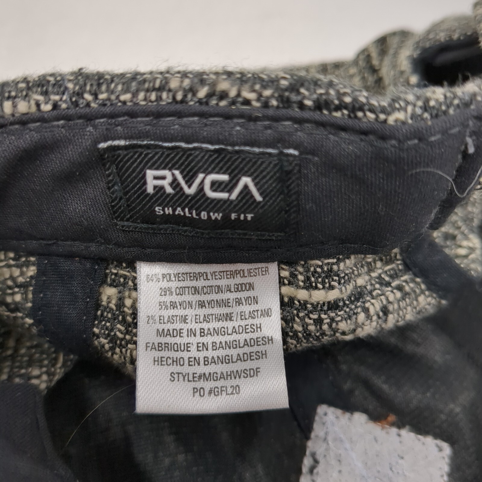 RVCA Leather Patch Slideback Hat Multi One Size S… - image 8