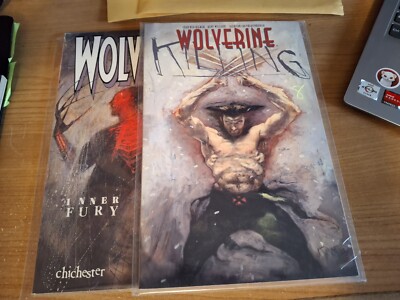 Lot Of 2 Wolverine Book Comic Graphic Novel Killing & Inner Fury In Sleeves