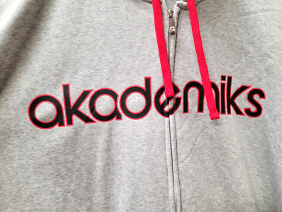 akademiks アカデミクス　ジップパーカー　y2k B系 Y2K Akademiks Blue And Orange Zip Up Hoodie Size Xxl | eBay