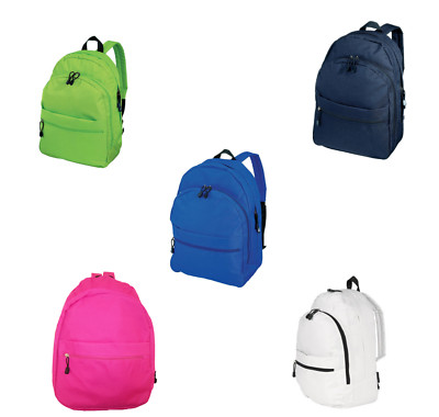 RUCKSACK UNISEX MODE EINFACH RUCKSACK SCHULE ARBEIT COLLEGE 5 FARBEN