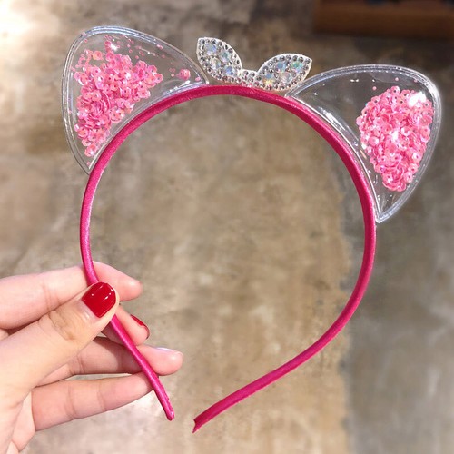 Children Headband Jelly Bows Hairbands Hair for Girls Cute Ears Accessories - Foto 10 di 16
