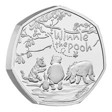 2022 Winnie The Pooh & Friends Rare 50p Fifty Pence Coin