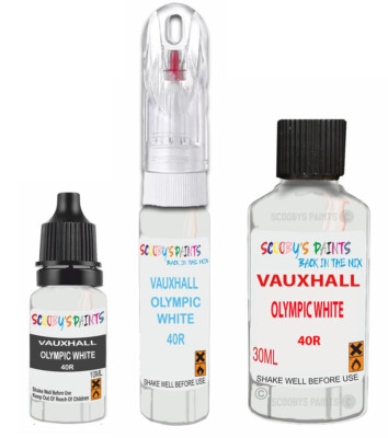Vauxhall Astra Vxr Schneeweiss/Olympic/Summit White Code 40R/Gaz Touch - Auto Car Paint UK