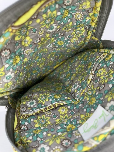 Vera Bradley Womens Lemon Parfait Backpack School Bag Quilted Paisley Yellow - Picture 6 of 12