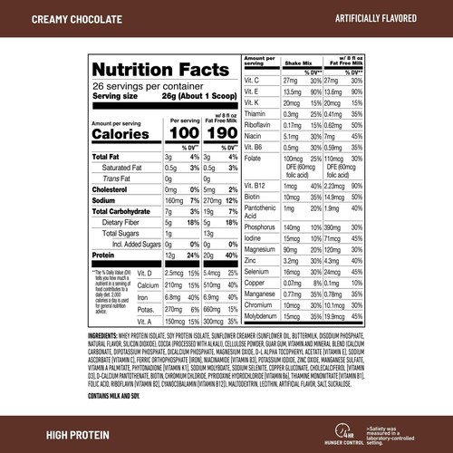 SlimFast High Protein Meal Replacement Powder Advanced Nutrition Smoothie Mix... - Picture 3 of 7