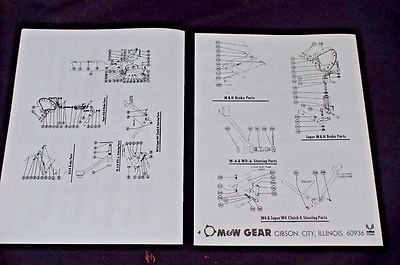 M&W Hand Clutch Live PTO Pow'r IH Farmall M MD MV MVD Owners Parts