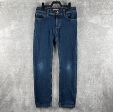Tommy Hilfiger Boys Slim Straight Denim Jeans Blue Size 12