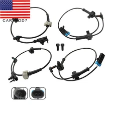 4x Front & Rear ABS Wheel Speed Sensor For Chevy Silverado 1500 GMC Sierra 1500