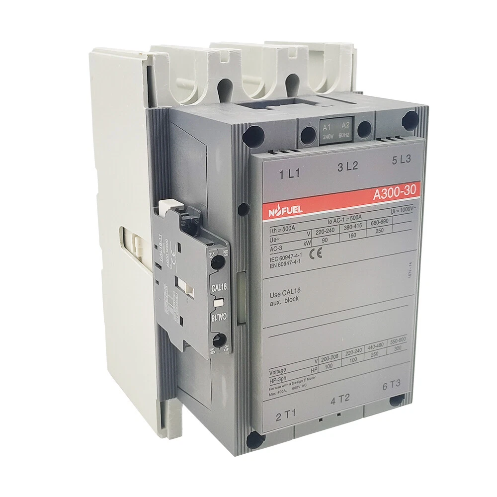 A300-30 AC Contactor 240V coil 300A replace ABB Contactor A300-30-11-80  1NO1NC 6942101202102 | eBay