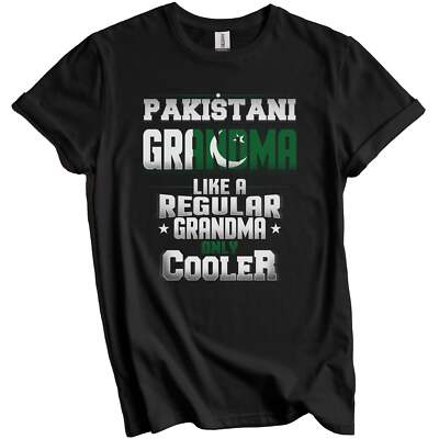 Pakistani Grandma Regular Grandma Only Cooler Shirt Funny Pakistan Gift