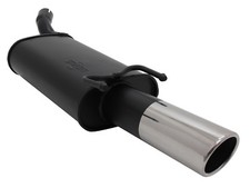 NOVUS Sportauspuff Endschalldämpfer 1x90mm SR-Design passend für OPEL TIGRA A