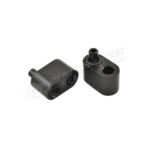 LS Cylinder Head Coolant Steam Port Crossover Kit - 4 Port Hardline, LS1 LS2 LS3 - Picture 4 of 7