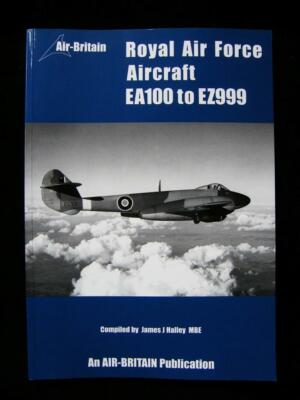 Royal Air Force Flugzeug EA100 bis EZ999 - Air Britain Publikation