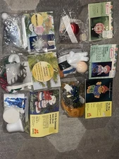 LeeWards Boutique Christmas Boutique Ornament Kits SIX Never Completed NOS