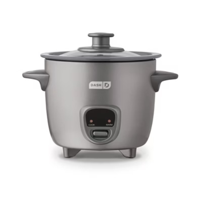 Dash 2-Cup Electric Mini Rice Cooker - Graphite: Small Rice 