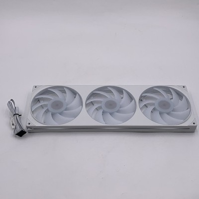 NZXT F420 RGB Core - 420mm Single-Frame Fan Unit with 3 x 140mm RGB Fans White