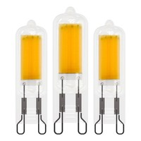 3 X Eglo LED COB Stiftsockellampe Pin 2W = 20W G9 Klar 200Lm Warmweiß 3000K