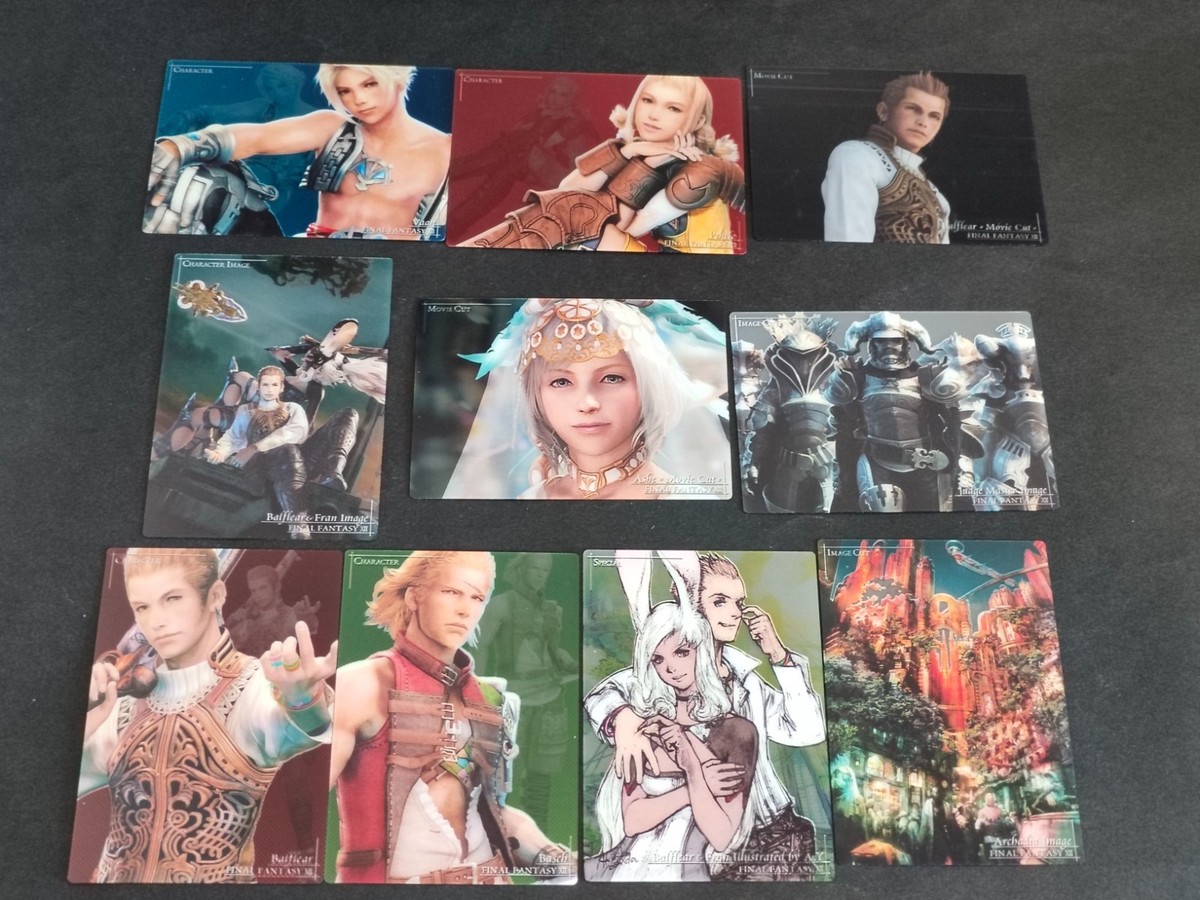 FINAL FANTASY XII カード まとめ売り Final Fantasy XII 12 Potion Premium Clear Card Lot 10 Vaan