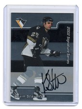 KEVIN STEVENS auto AUTOGRAPH card PITTSBURGH PENGUINS BAP 01-02 SIGNATURE