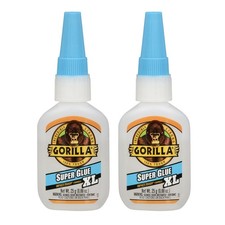 Gorilla Super Glue XL, Clear Glue, 25 Gram Pack of 2 - All Pack 2,